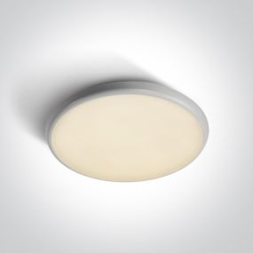 ONE Light LED Slim Plafo Range - buiten plafondverlichting - Ø 35 x 4 cm - 25W LED incl. - IP54 - wit - instelbare lichtkleur