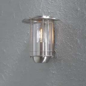 Konstsmide Trento - buiten wandlamp flush - 21 x 21 x 25 cm - IP23 - zilver