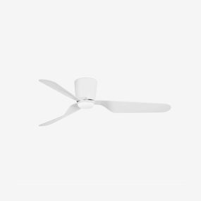 Faro Pemba - plafondventilator met licht en afstandsbediening - Ø 132 cm - 16W LED incl. - wit