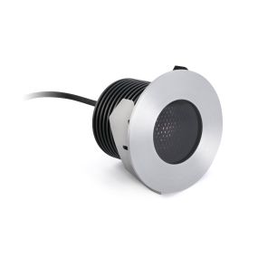 Faro Grund - ronde grondspot voor buiten - Ø 92 mm, Ø 68 mm inbouw - 13W LED incl. - IP67 - satijn inox