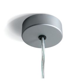 ONE Light - ronde plafondrozet - Ø 8 x 2,5 cm - grijs