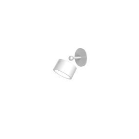 New Garden Roll 8 - oplaadbare opbouwspot - Ø8 x 8 cm - 3W dimbare LED incl. - wit