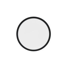 Nordlux Oja - plafondverlichting - Ø 29,4 x 2,3 cm - 3 stappen dimmer (2700K) - 18W LED incl. - zwart