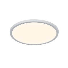 Nordlux Oja - plafondverlichting - Ø 29,4 x 2,3 cm - 15W LED incl. (3000K/4000K) - wit