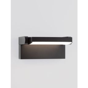 Nova Luce Sally - buiten wandlamp - 21 x 16,5 x 10 cm - 20W LED incl. - IP54 - zwart