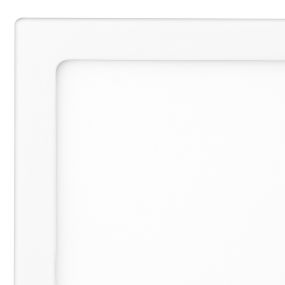 Nova Luce Panel - inbouwspot - 23 x 23 x 3 cm - 18W LED incl. - wit - koel wit lichtkleur