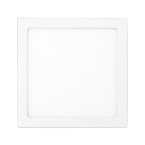 Nova Luce Panel - inbouwspot - 23 x 23 x 3 cm - 18W LED incl. - wit - koel wit lichtkleur