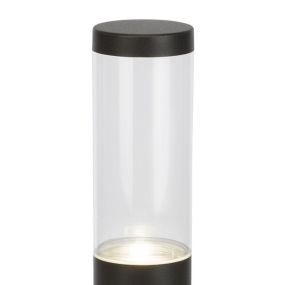 Brilliant Bergen - tuinpaal - Ø 6 x 40cm - 4W LED incl. - IP44 - antraciet