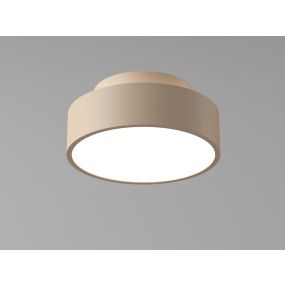 Artdelight Chicago - plafondlamp - Ø 15 x 6,8 cm - 9,8W dimbare LED incl. - champagne