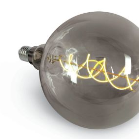 ONE Light Decorative LED lamp - Ø 20 x 30 cm - E27 - 8W - niet-dimbaar - 2700K - donker chroom