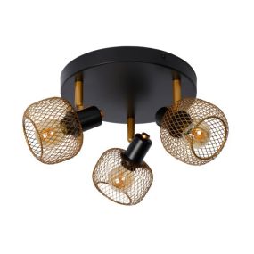 Lucide Maren - opbouwspot 3L - Ø 22 x 37 x 14,5 cm - Goud