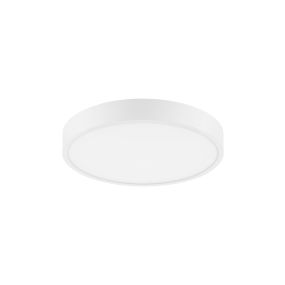 Nova Luce Perfect Profile - plafondlamp - Ø 40 x 10 cm - 24W dimbare LED incl. - wit