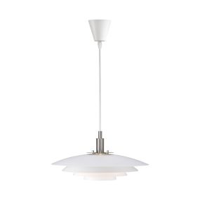 Nordlux Bretagne - hanglamp - Ø 38 x 217 cm - wit