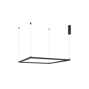 Nova Luce Eterna - hanglamp - 100 x 100 x 120 cm - 50W dimbare LED incl. - zand zwart