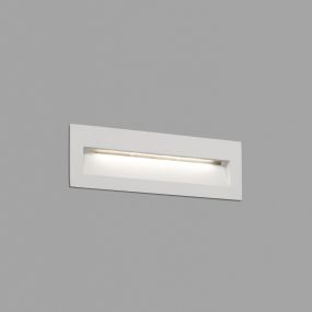 Faro Nat - inbouw wandverlichting - 22,5 x 7,3 x 7,5 cm - 8W LED incl. - IP65 - mat wit