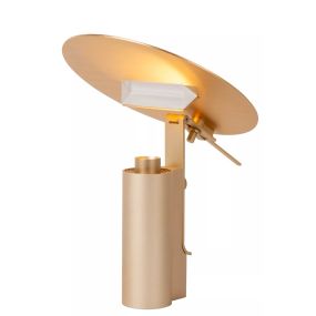 Lucide Fits - tafellamp - 25,2 x 20 x 29,5 cm - 8W LED incl. - goud
