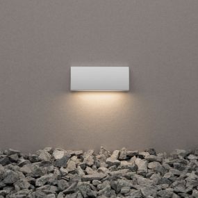 Nova Luce Liv - buiten wandverlichting - 13 x 3 x 5,5 cm - 3,5W LED incl. - IP54 - wit