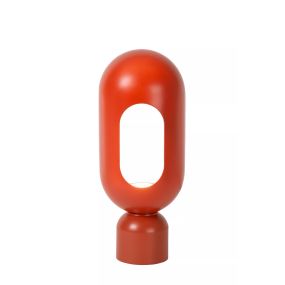 Lucide Barris - tafellamp - 12 x 9,8 x 30 cm - terracotta