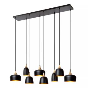 Lucide Chayanne - hanglamp - 125 x 35 x 156,5 cm - zwart