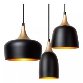 Lucide Chayanne - hanglamp - 125 x 35 x 156,5 cm - zwart