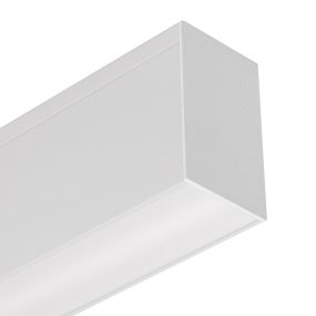 Lichtkoning Slim Line - plafondverlichting - 118 x 5,5 x 3,3 cm - 22,5W LED incl. - wit - niet-dimbaar - witte lichtkleur (4000K)