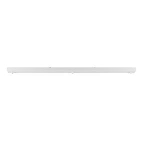 Perluci - plafondplaat voor 3 lichtpunten - 160 x 8 x 3,5 cm - wit