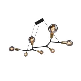 Nordlux Josefine - hanglamp - 91 x 45 x 204,4 cm - zwart