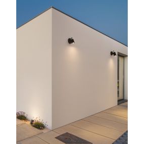 Nova Luce Fend - buiten wandverlichting - 7 x 5 x 12 cm - 5W LED incl. - IP65 - zwart