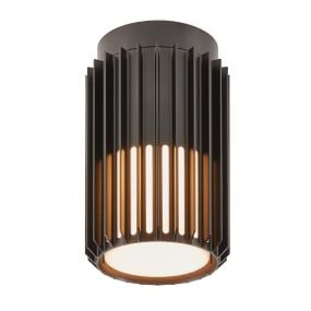 Nordlux Aludra - buiten plafondverlichting - Ø 12,4 x 18,8 cm - IP54 - zwart