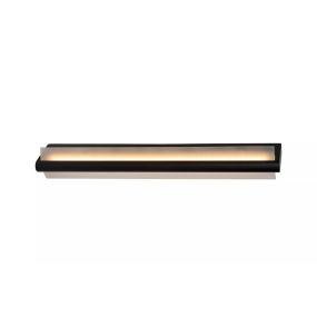 Lucide Wanda - wandlamp - 60 x 10,2 x 8,9 cm - 19W LED incl. - IP44 - zwart