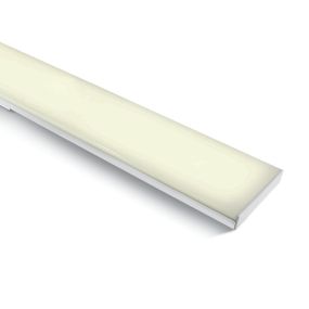 ONE Light LED Linear Floating Light - plafondverlichting - 120 x 12 x 2 cm - 48W LED incl. - wit - warm witte lichtkleur