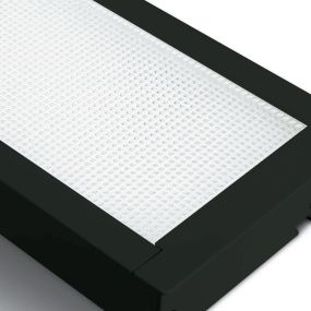 ONE Light UGR19 Recessed LED Linear Profiles - inbouw plafondverlichting - 121 x 5 x 5,5 cm - 40W LED incl. - zwart - warm witte lichtkleur