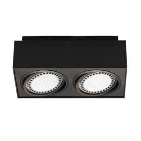Zuma Line Boxy CL 2 - opbouwspot 2L - 31 x 16 x 12 cm - zwart