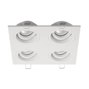 Zuma Line Chuck DL4 - inbouwspot - 190 x 190 mm, 175 x 175 mm inbouwmaat - wit