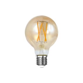 Vico filament LED lamp dimbaar - Ø 7 x 8 cm - E27 - 6W - 2100K - amber