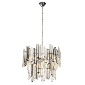 Maxlight Nemo - luster - Ø 55 x 120 cm - chroom