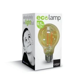 ONE Light Retro LED lamp - Ø 6 x 10,5 cm - E27 - 6,5W dimbaar - 2200K - amber