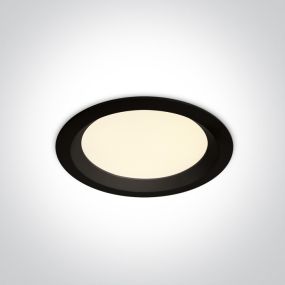 ONE Light UGR19 CCT V Range - inbouwspot - Ø 135 x 48 mm - 13W LED incl. - IP44 - zwart