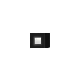 Konstsmide Chieri Small - buiten wandlamp - 8 x 5 x 8 cm - 1,5W LED incl. - IP54 - zwart