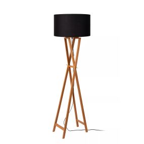 Lucide Trafalgar - vloerlamp - Ø 48 x 157 cm - zwart