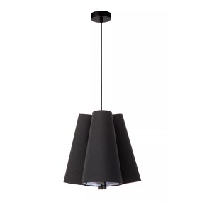 Lucide Gregory - hanglamp - Ø 34,3 x 165 cm - zwart