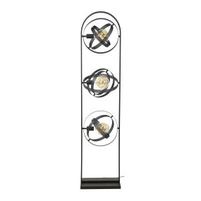 Vico Cosmos Mesh - vloerlamp - 160 cm - artic zwart