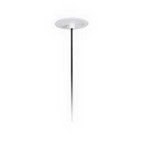 Faro - inbouwrozet - Ø 100 mm, Ø 90 mm inbouwmaat - mat wit