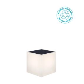 New Garden Wally - wandlamp op zonne-energie met afstandsbediening - 18 x 18 x 18 cm - 9,5W LED incl. - IP65 - wit - warm witte  lichtkleur