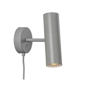 Design for the People Mib 6 - wandverlichting met schakelaar - 10 x 17,1 x 20 cm - grijs