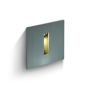 ONE Light - buiten wandverlichting - 5,6 x 5,6 cm - 3W dimbare LED incl. - IP54 - aluminium