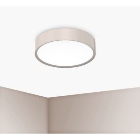 Century Italia Blanca Luxe - plafondlamp - Ø 30 x 7 cm - 17W LED incl. - champagne