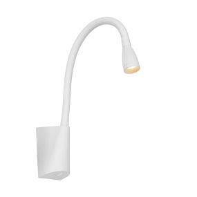 Lucide Galen - bedlamp - 62 x 35 x 25 cm - 3W LED incl. - wit