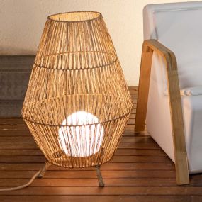 New Garden Sisine - buiten vloerlamp - Ø48 x 72 cm - 5W dimbare LED incl. - IP65 - bruin