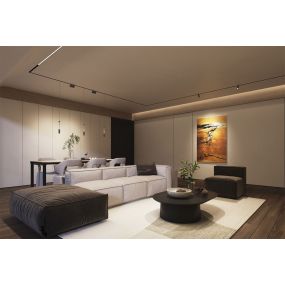 VK Lighting Eiva - magnetisch railsysteem - kantelbare railbalk - 11,1 x 2,15 x 9,9 cm - 6W LED incl. - DALI dimbaar - wit